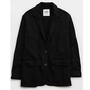 Aerie fleece Black Blazer
